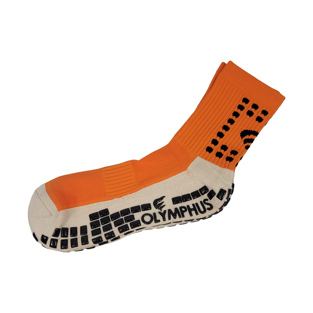 CALCETINES ANTIDESLIZANTES OLYMPHUS ORANGE ADULTO 1014027911-2