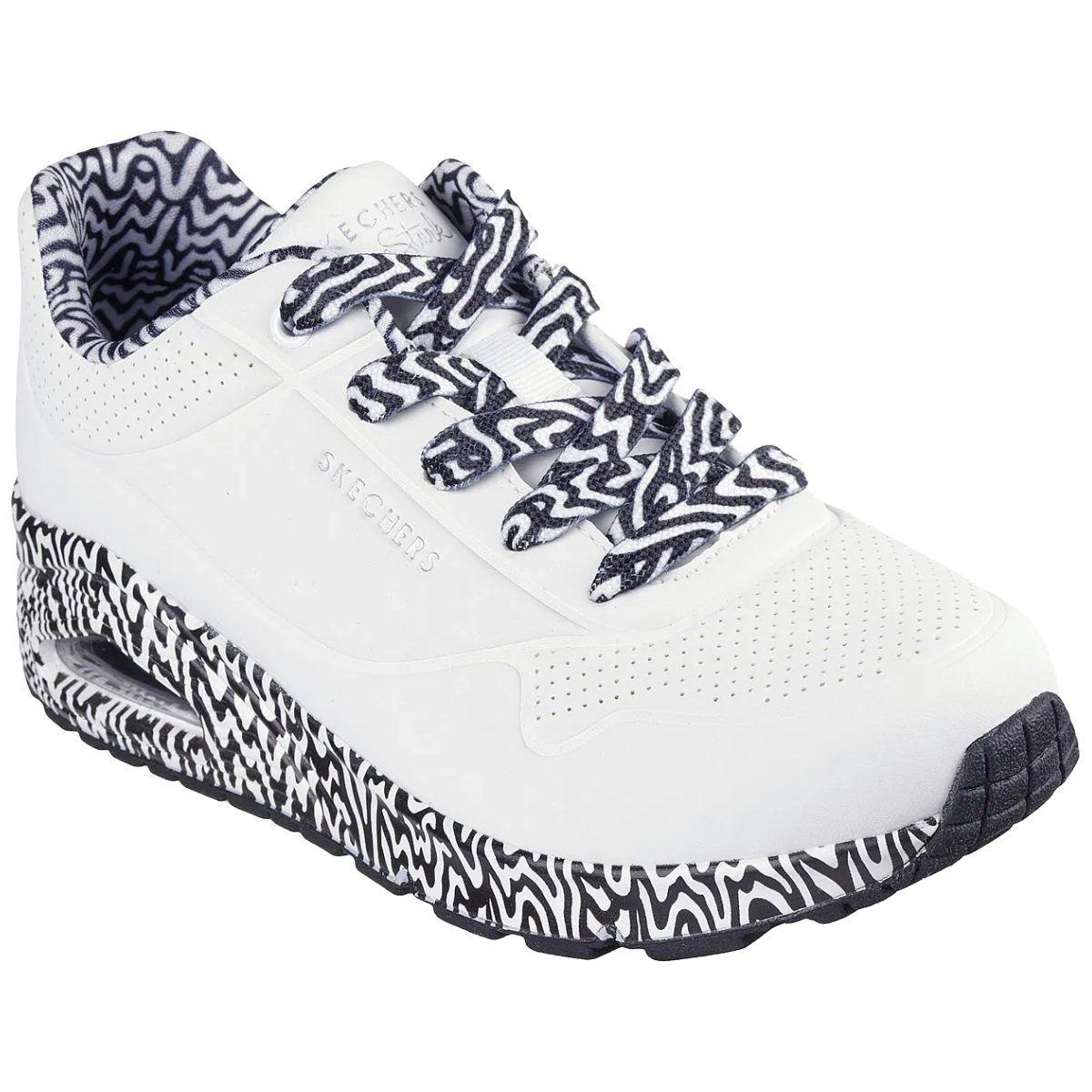 ZAPATILLAS SKECHERS MUJER UNO MINI DRIP | 177959-WBK-1