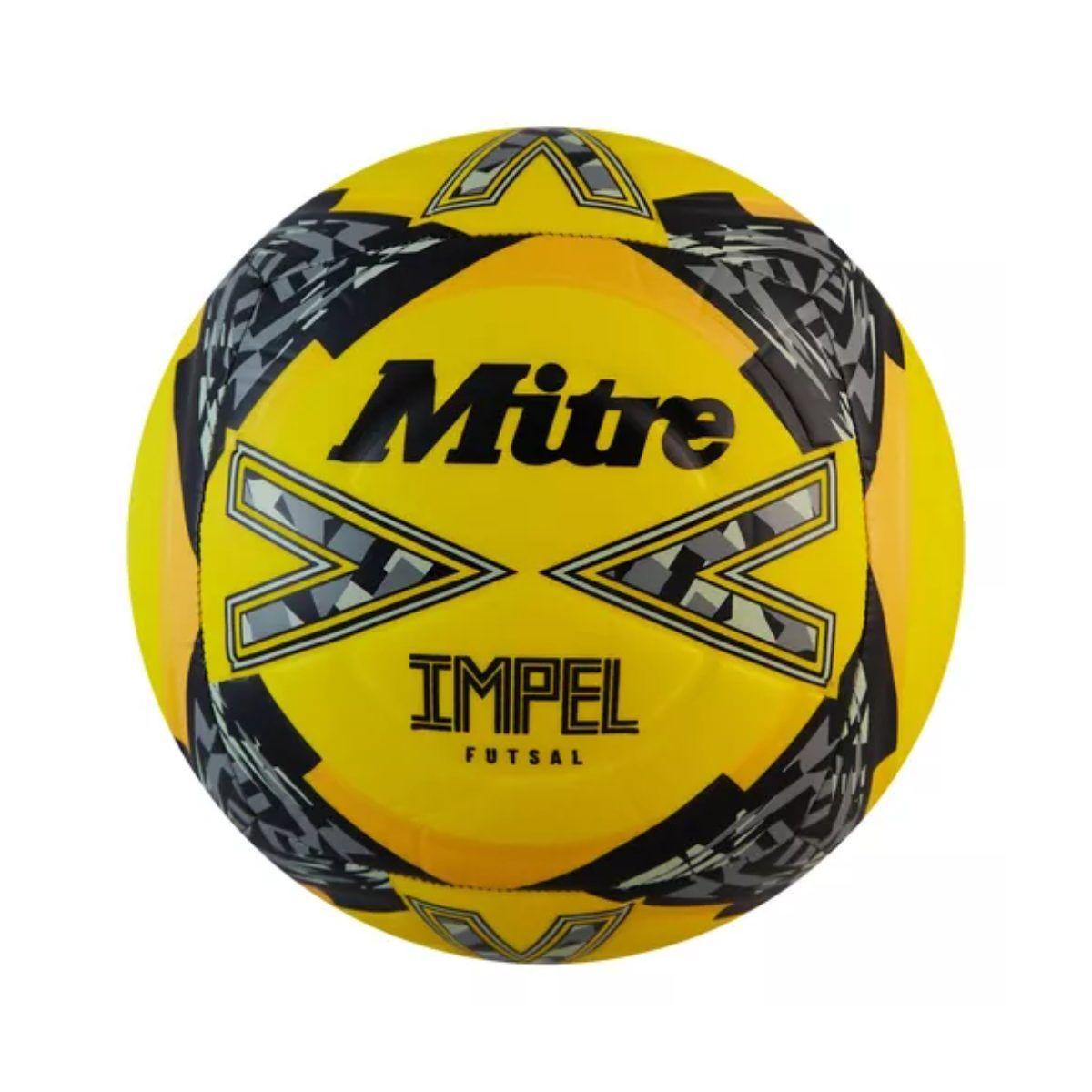 BALÓN MITRE IMPEL FUTSAL MITRE AMARILLO FLUOR T.4 | MI37447-0