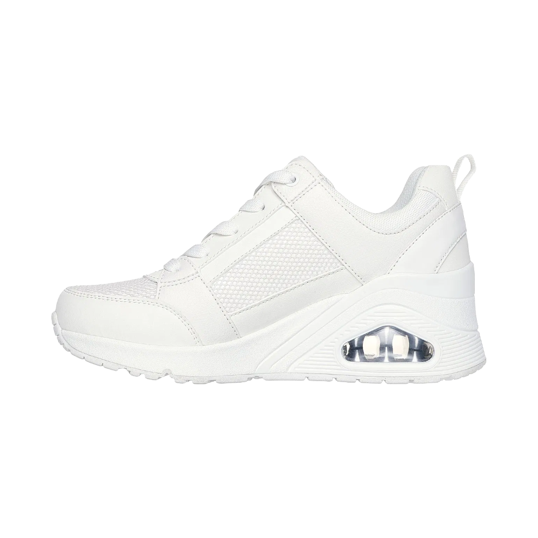 ZAPATILLAS URBANAS SKECHERS UNO WEDGE MUJER | 177526-WHT-3