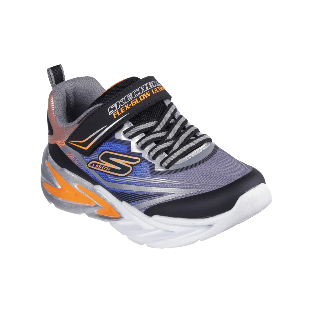 ZAPATILLAS URBANAS SKECHERS FLEX GLOW ULTRA INFANTIL | 400139L-BKSL-1