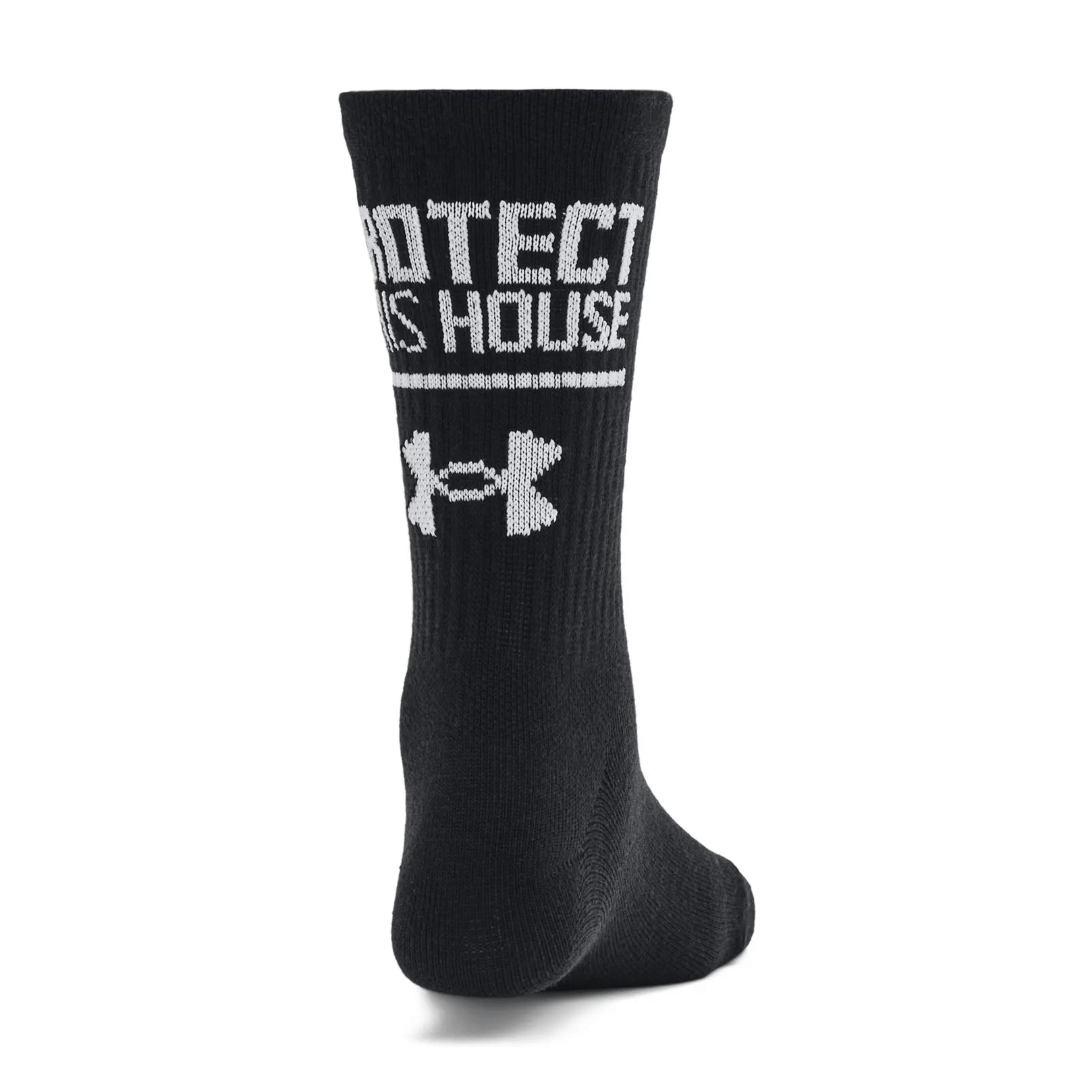 CALCETINES MID UA ESSENTIAL 3 PACK 1382942-001-2