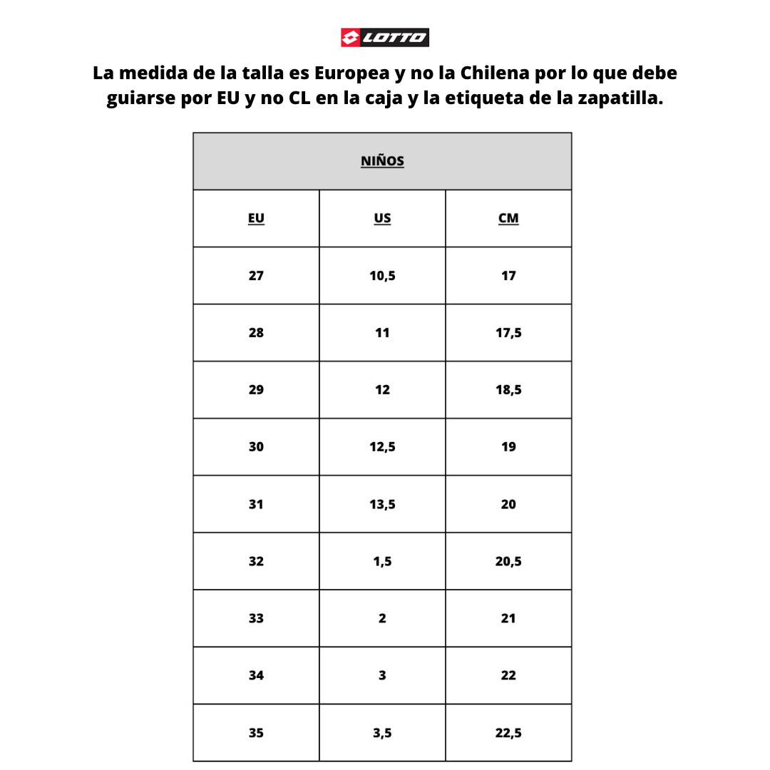 ZAPATILLAS DE BABYFÚTBOL LOTTO INFANTIL | J0628-1-6