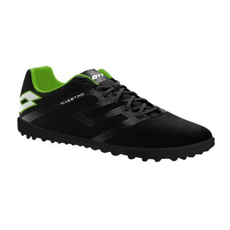 Zapato Baby Futbol Lotto Maestro TF Negro Infantil J0178/1-0