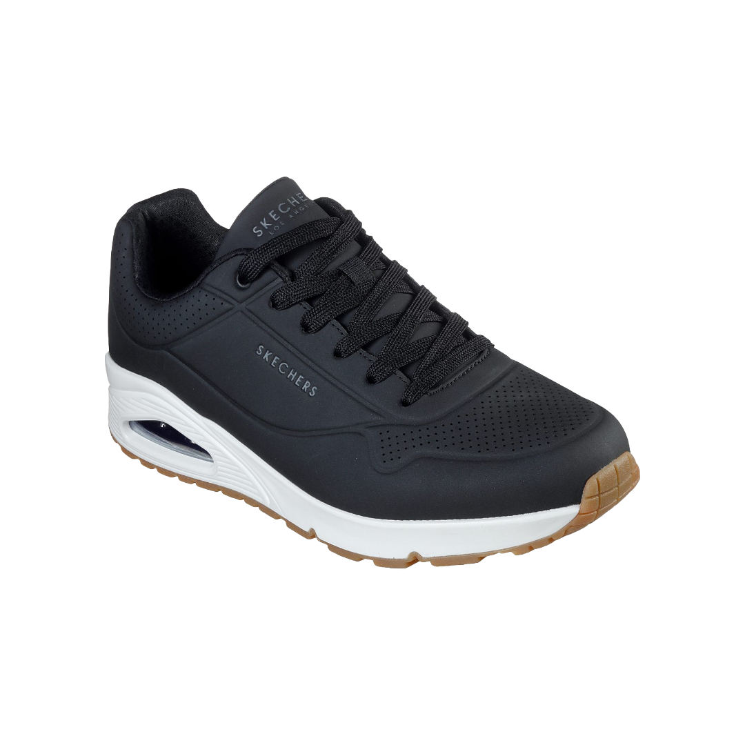ZAPATILLAS URBANAS SKECHERS UNO STAND HOMBRE | 52458-BLK-1