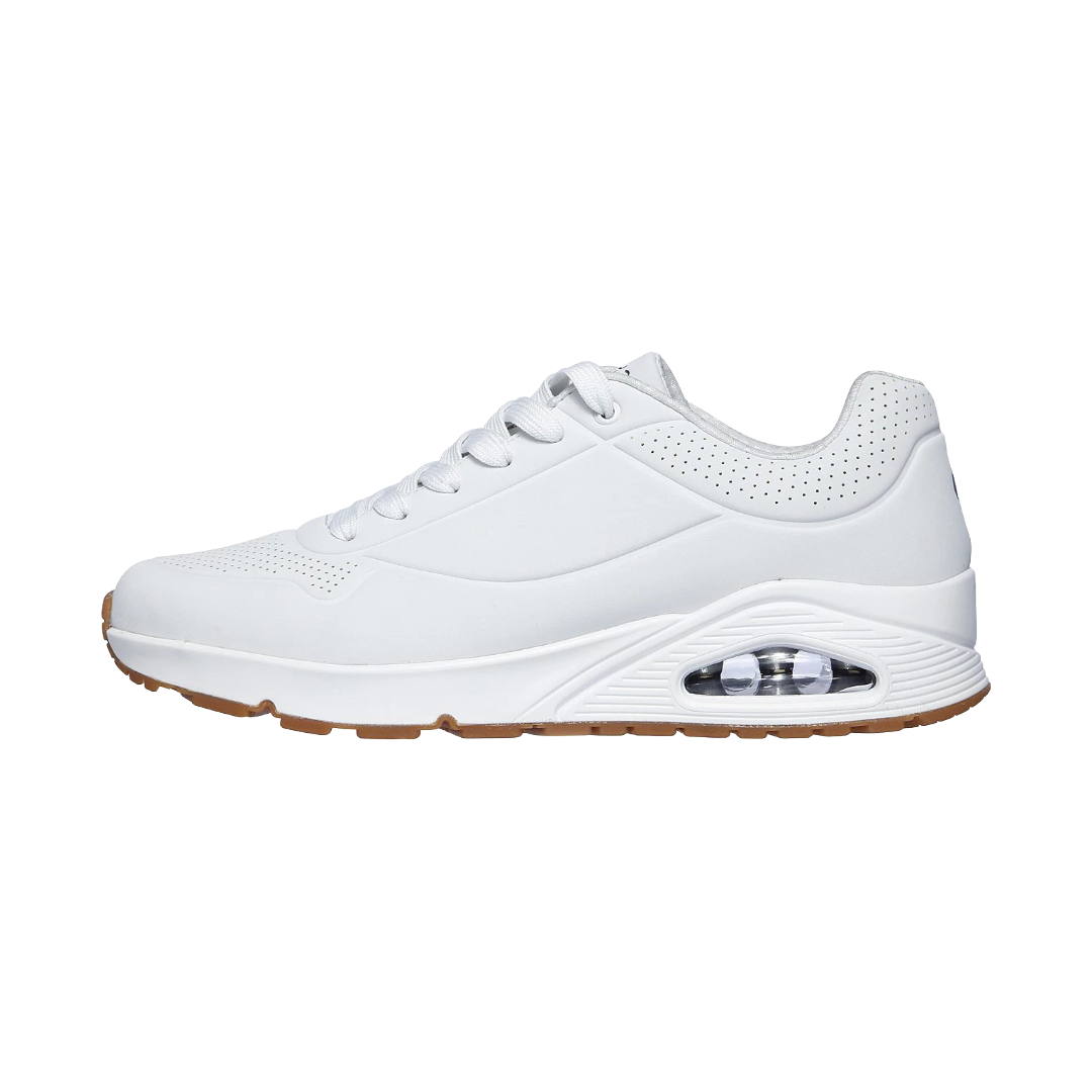 ZAPATILLAS URBANAS SKECHERS UNO STAND HOMBRE | 52458-WHT-3