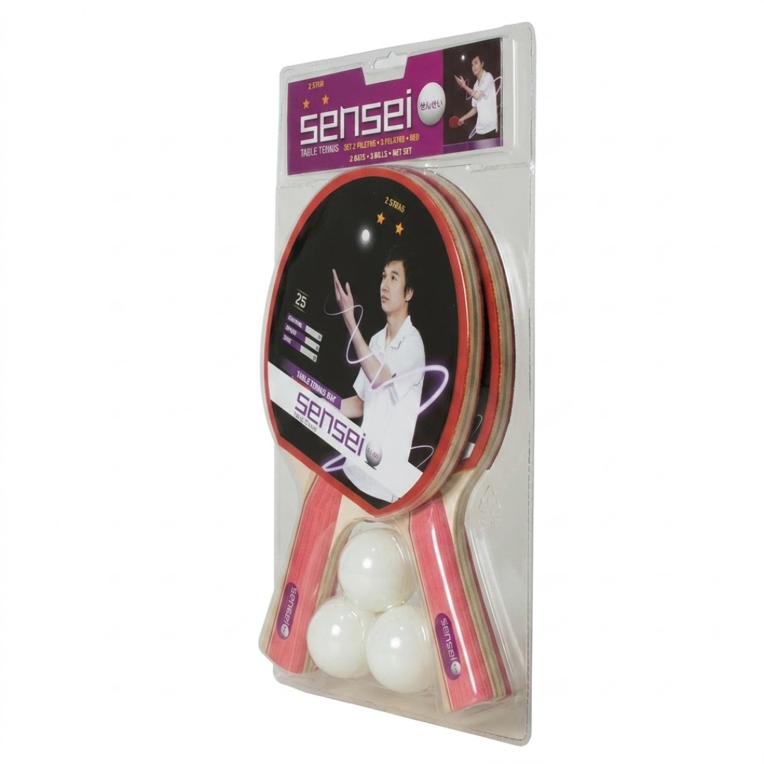ACCESORIO DRIBBLING SET P.P SENSEI 2PALETA 3 BALLS | 8.40.00-2