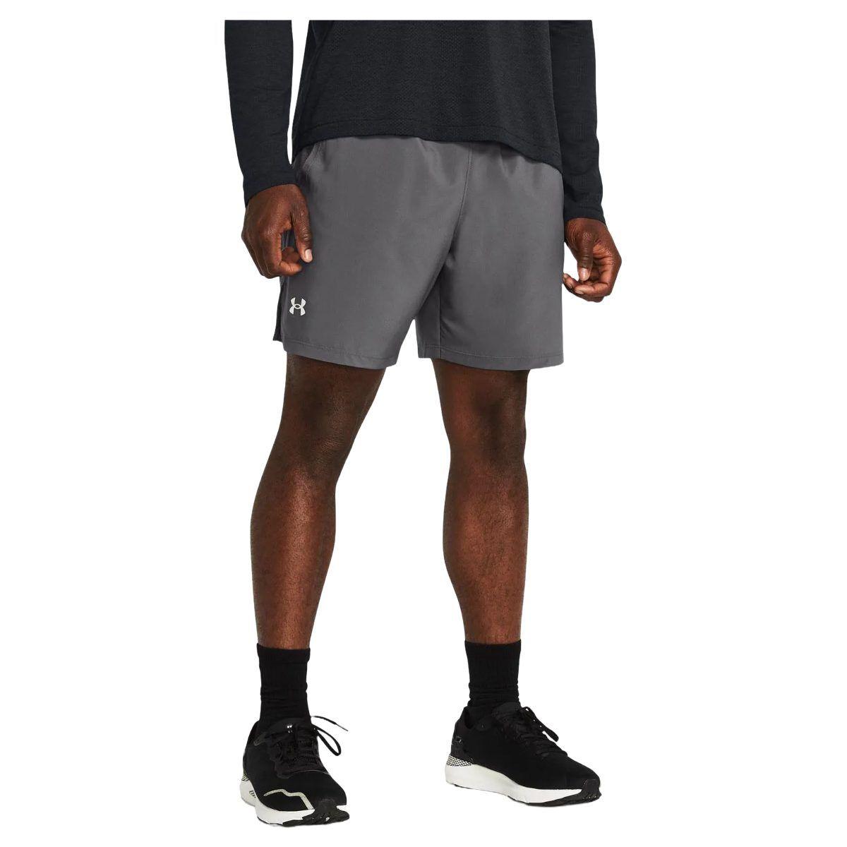 SHORTS UNDER ARMOUR LAUNCH DE 7 GRIS | 1382620-025-2