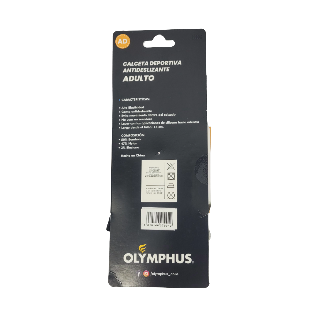 CALCETINES OLYMPHUS BLACK ADULTO 1014027901-2
