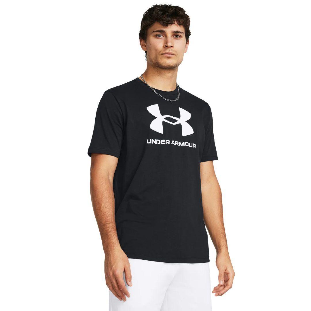 POLERA MANGA CORTA UNDER ARMOUR SPORTSTYLE NEGRA | 1382911-001-2