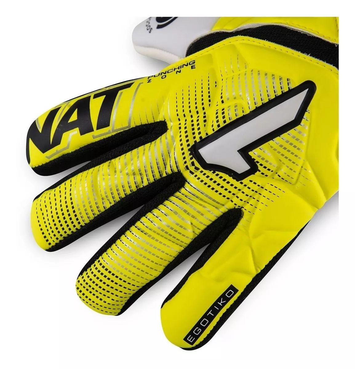GUANTES EGOTIKO SEMI RINAT AMARILLO/BLANCO-1