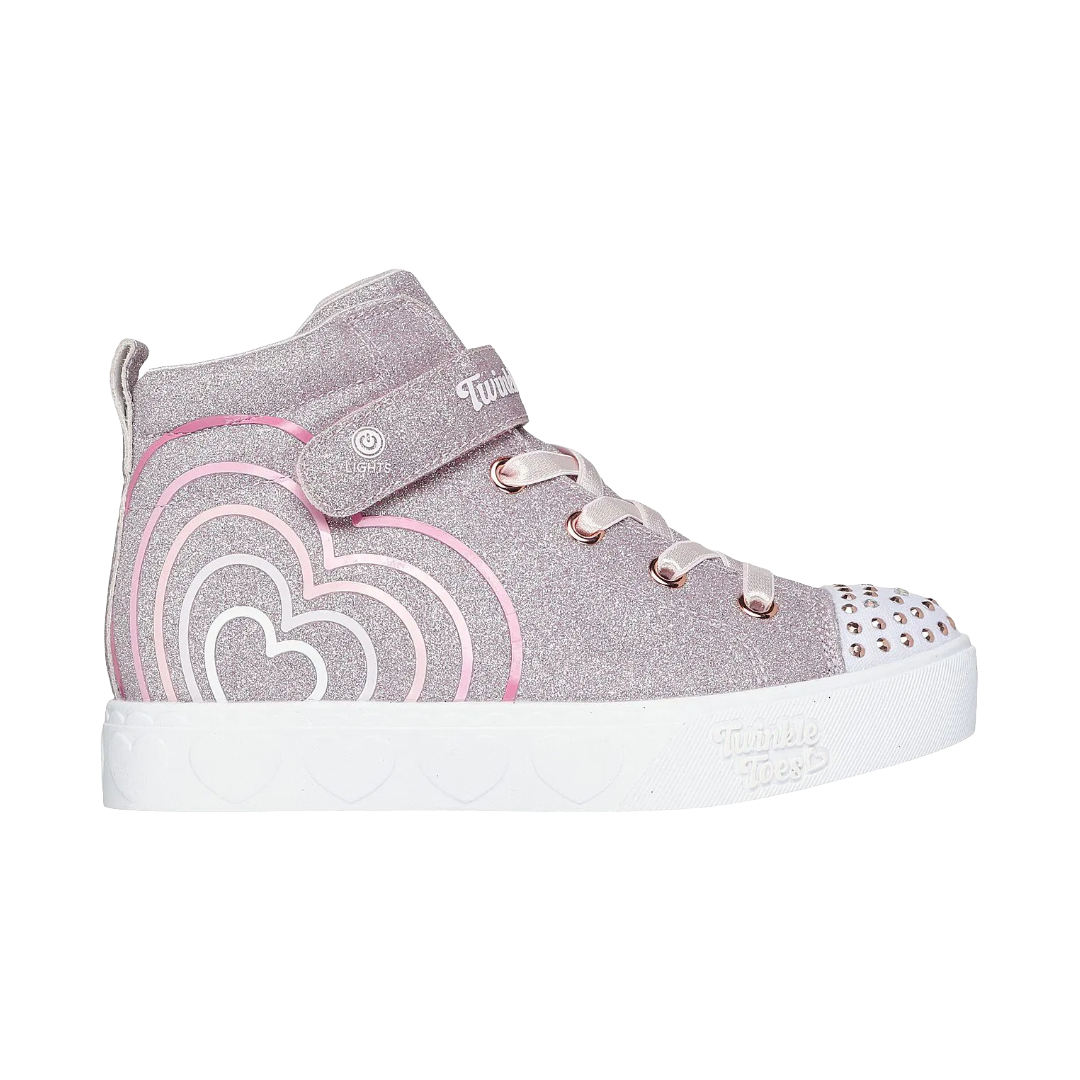 ZAPATILLAS URBANAS SKECHERS HEART STEPS GLOW INFANTIL | 314623L-RSGD-0