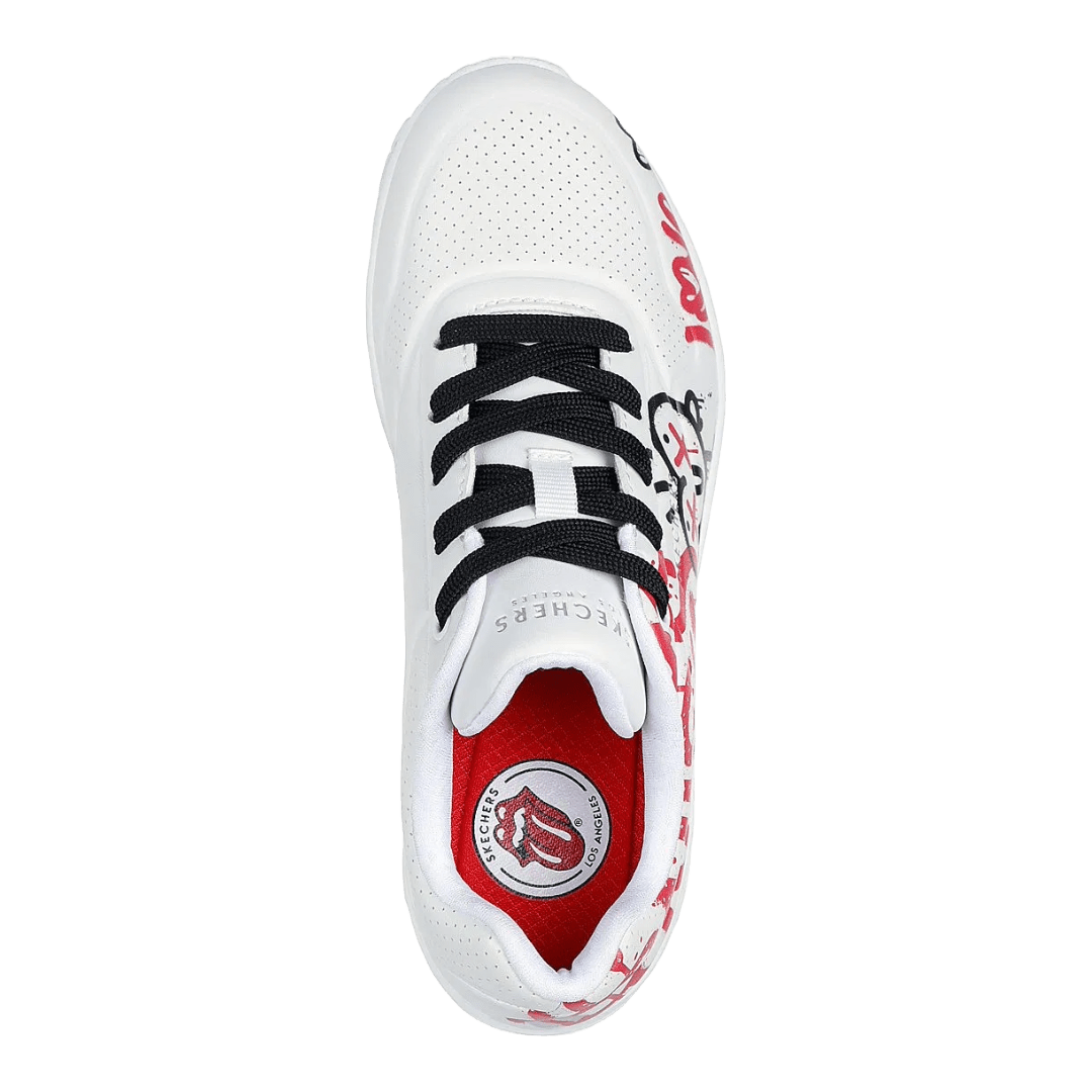 ZAPATILLAS SKECHERS UNO LOVE GRAFFITI MUJER | 177082-WRBK-2