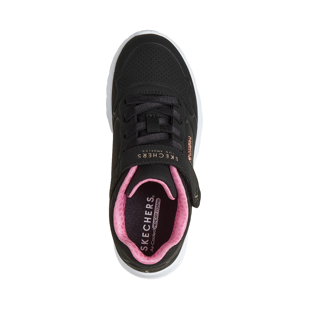 ZAPATILLAS URBANAS SKECHERS UNO LITE INFANTIL | 310429L-BKRG-2