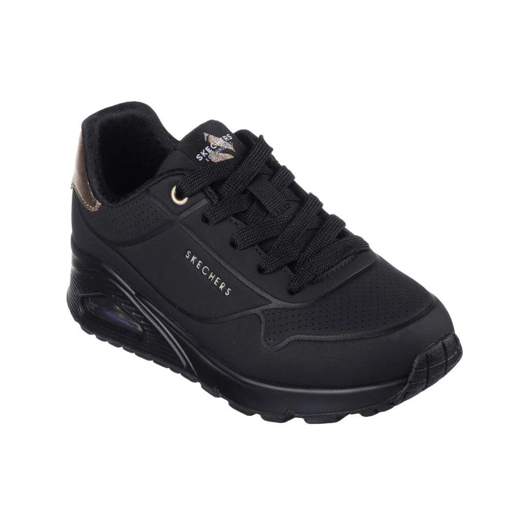 ZAPATILLAS SKECHERS UNO SHIMER AWAY INFANTIL 310545L-BBK-0