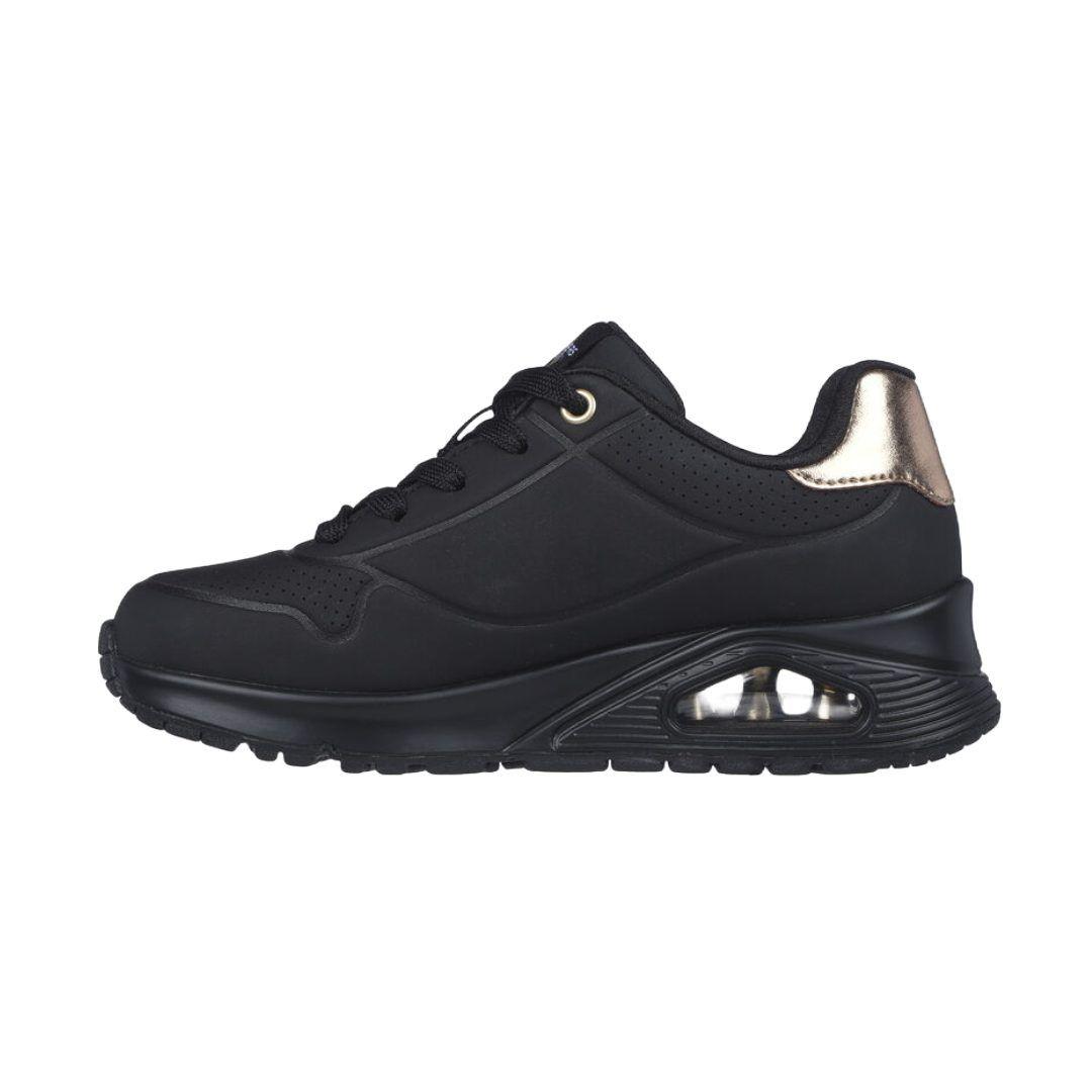 ZAPATILLAS SKECHERS UNO SHIMER AWAY INFANTIL 310545L-BBK-1