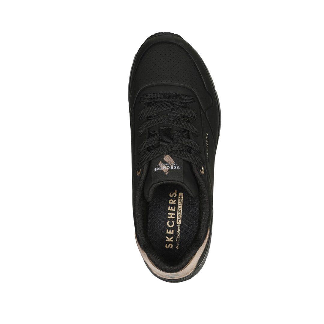 ZAPATILLAS SKECHERS UNO SHIMER AWAY INFANTIL 310545L-BBK-3