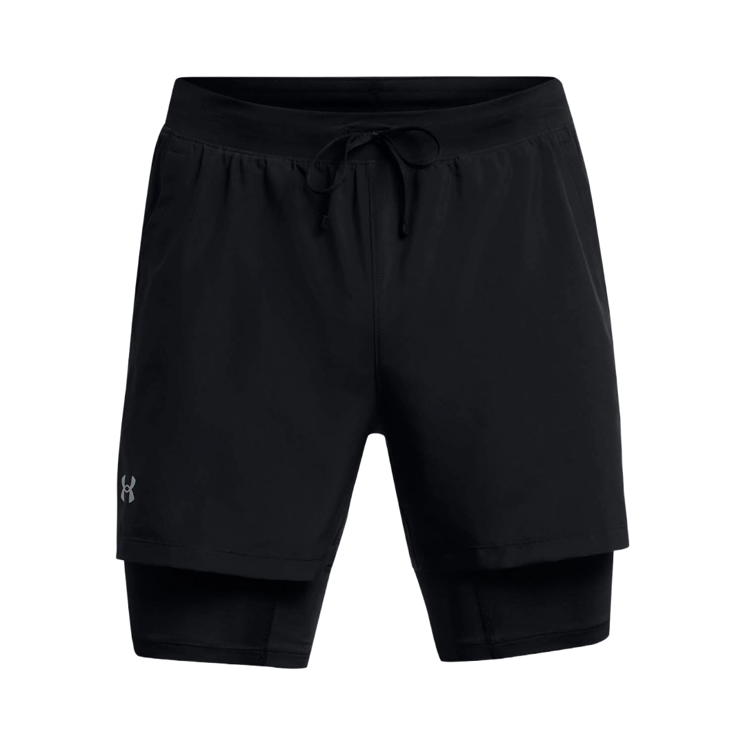SHORT UNDER ARMOUR LAUNCH 2 EN 1 HOMBRE 1382640-001-3