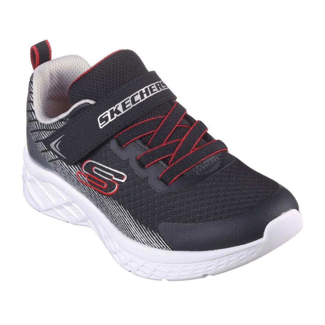 ZAPATILLA SKECHERS MICROSPEC II ZOVRIX NIÑOS 403924L-BKSR-0