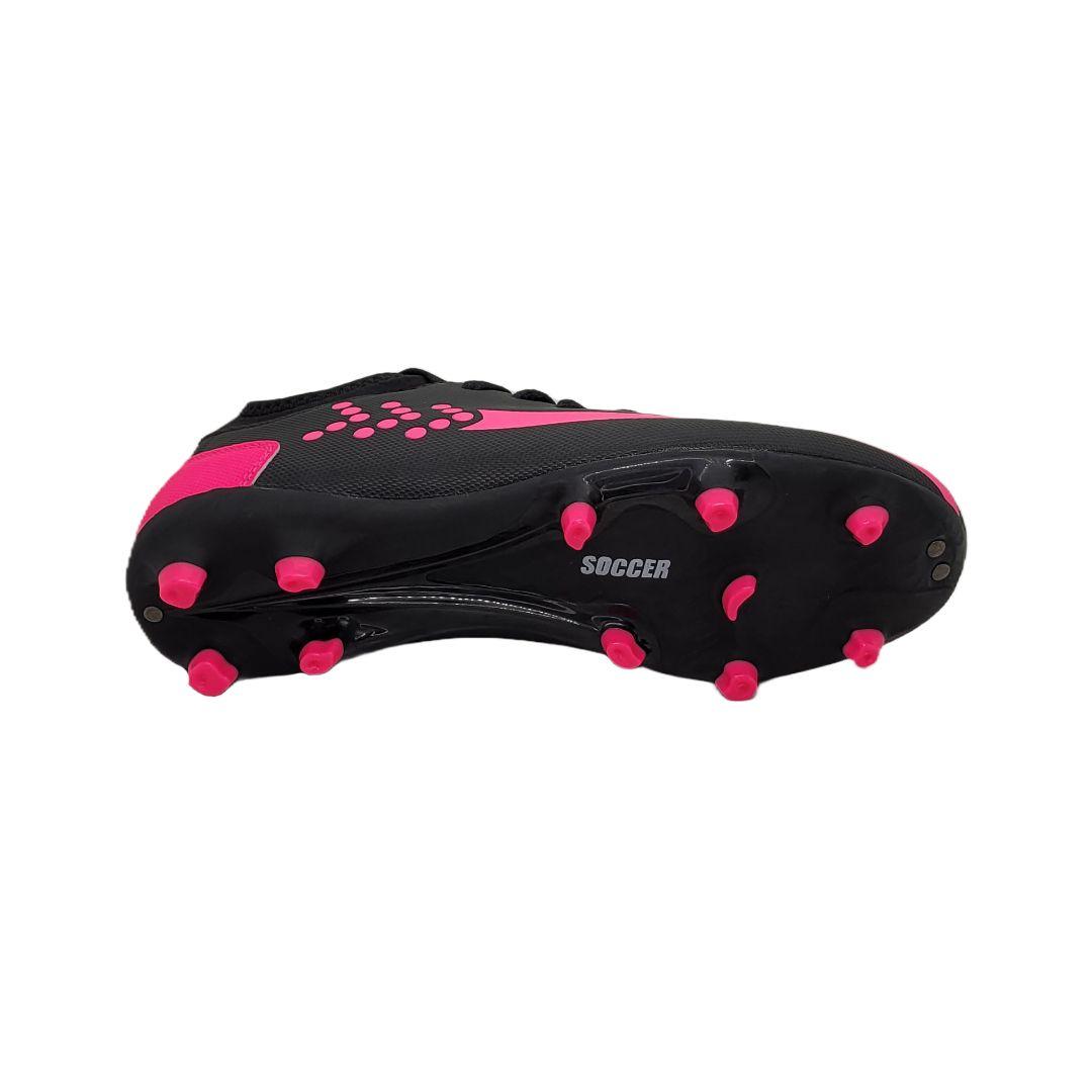 Zapatillas Soccer Futbol Black/Fucsia Unisex Adulto SP-3-2
