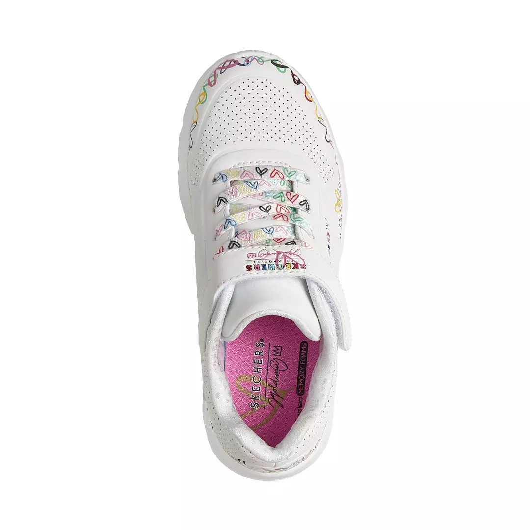 ZAPATILLAS URBANAS SKECHERS UNO LITE INFANTIL | 314091L-WMLT-2