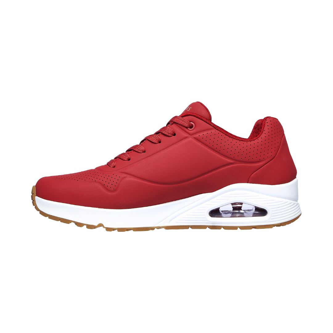 ZAPATILLAS URBANAS SKECHERS UNO STAND HOMBRE | 52458-DKRD-3