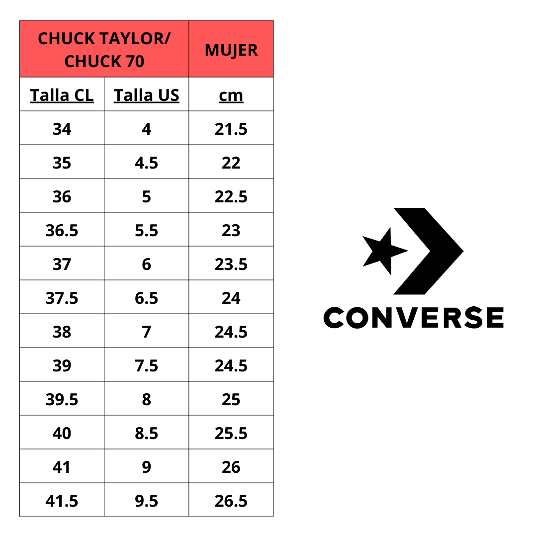 ZAPATILLAS CONVERSE CHUCK TAYLOR UNISEX A04688C-286-4