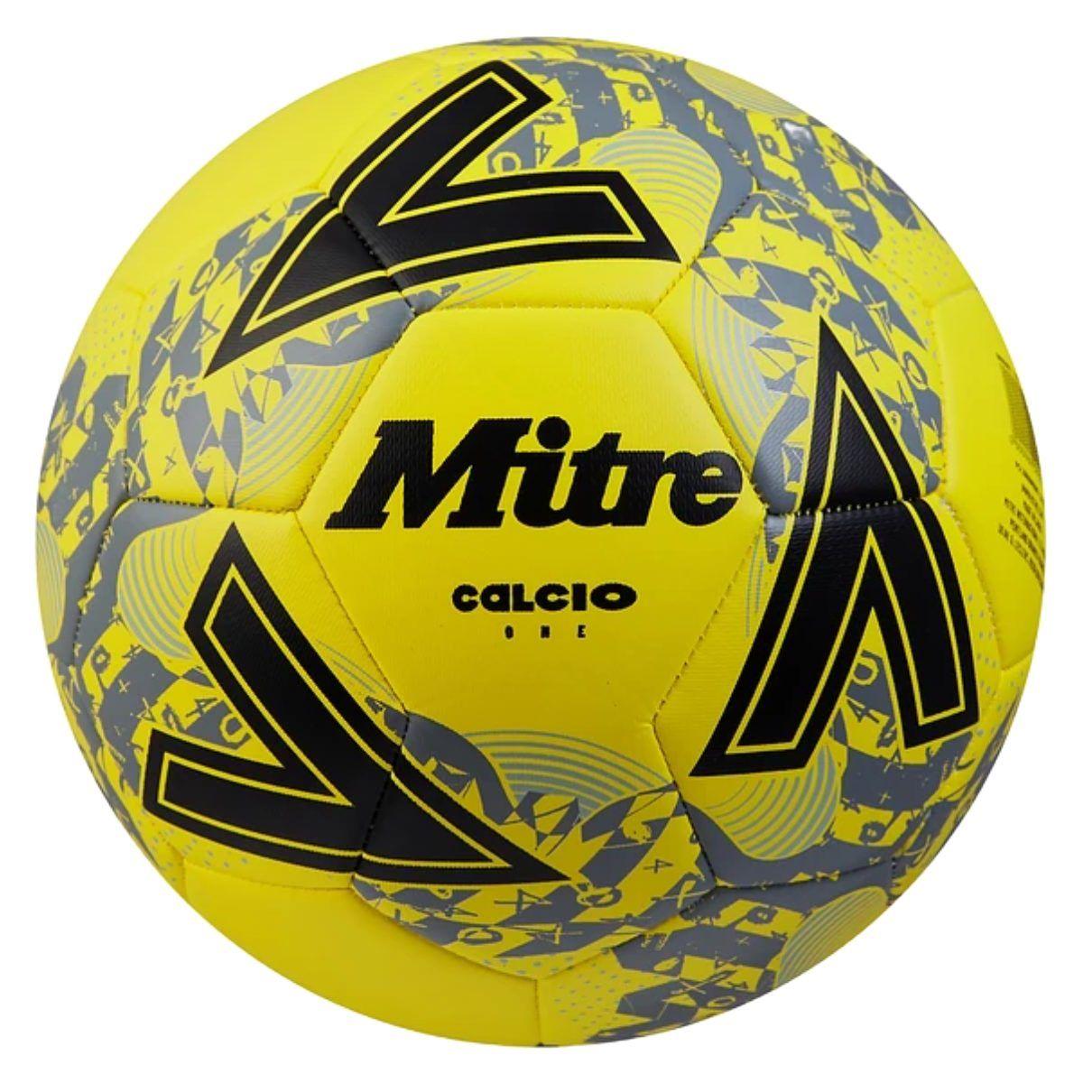 BALON DE FUTBOL MITRE CALCIO AMARILLO/NEGRO | MI37469-0