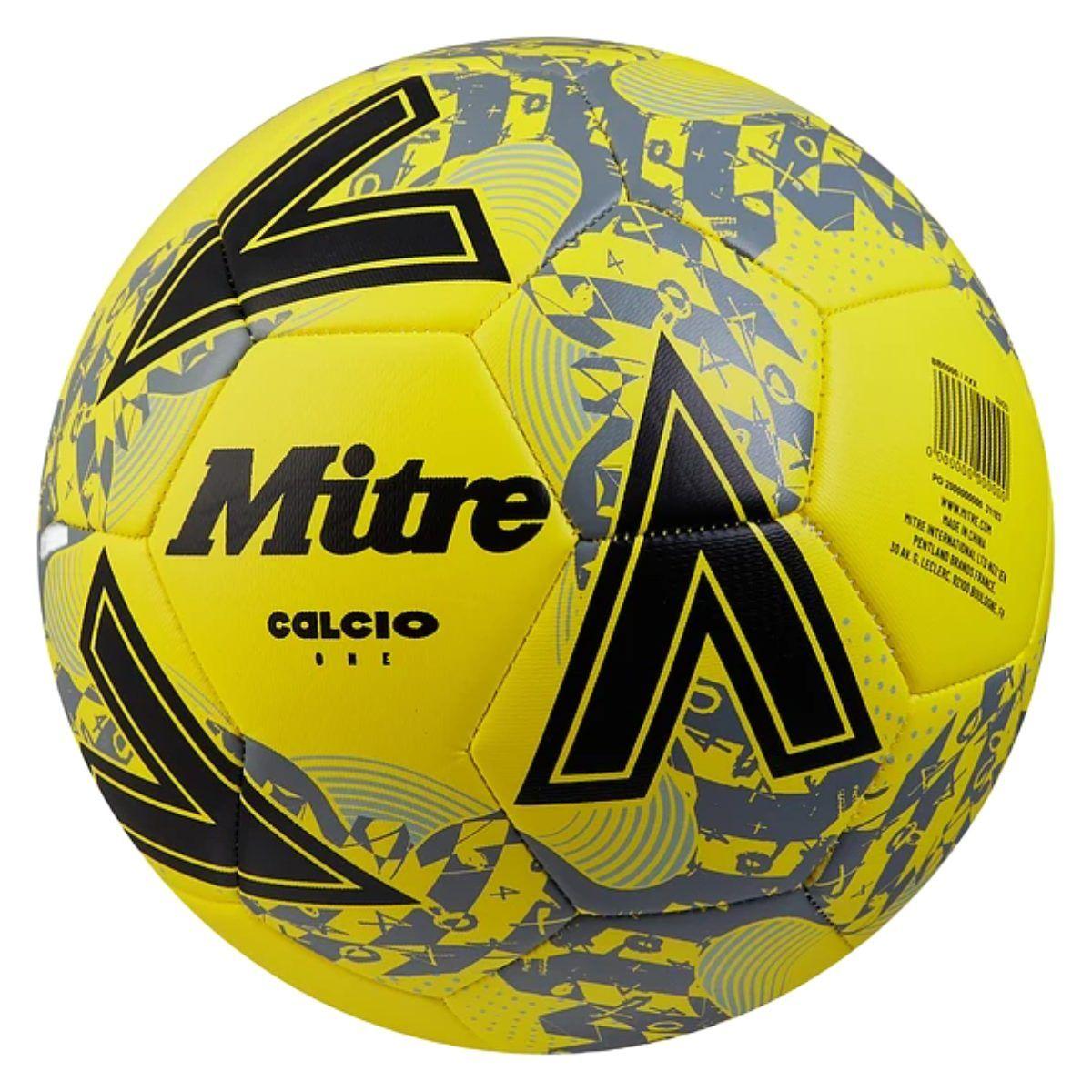 BALON DE FUTBOL MITRE CALCIO AMARILLO/NEGRO | MI37469-1