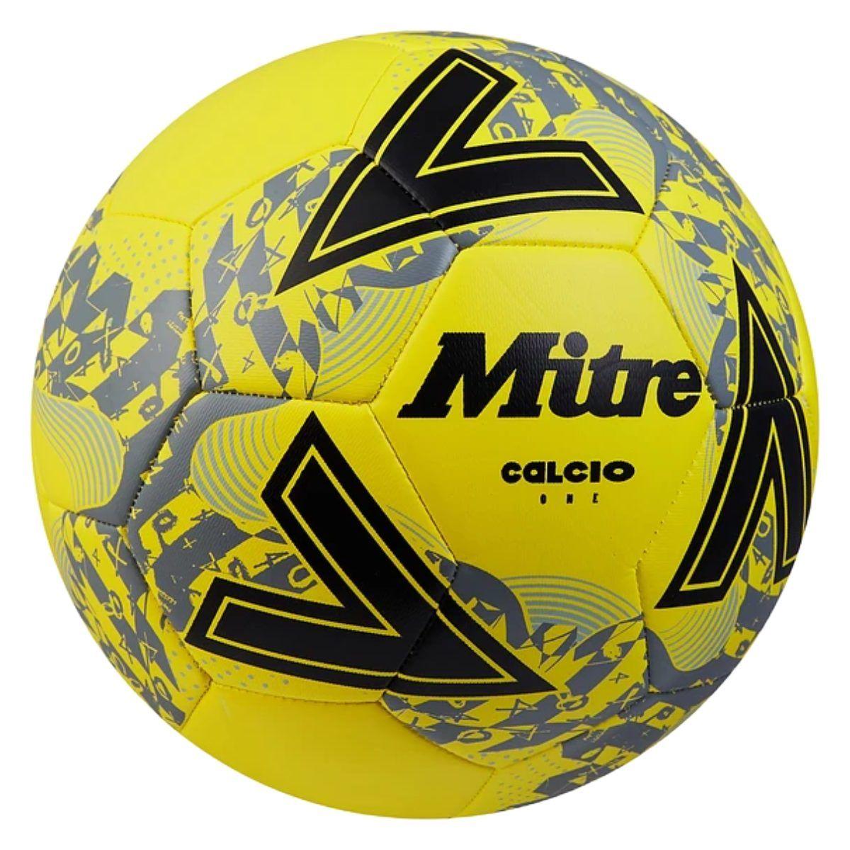 BALON DE FUTBOL MITRE CALCIO AMARILLO/NEGRO | MI37469-2