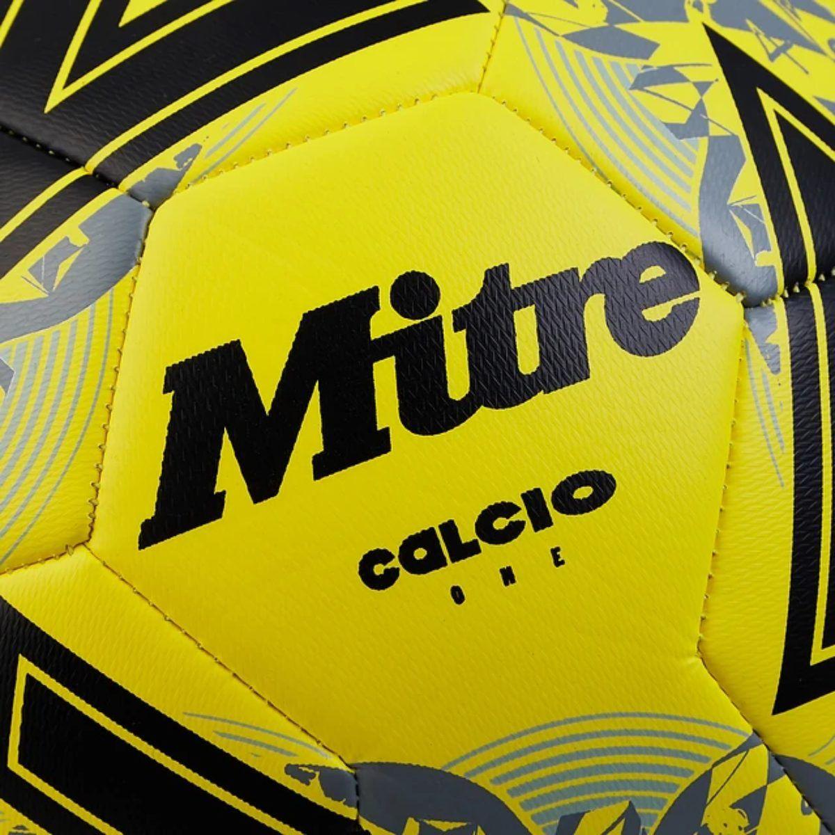 BALON DE FUTBOL MITRE CALCIO AMARILLO/NEGRO | MI37469-3