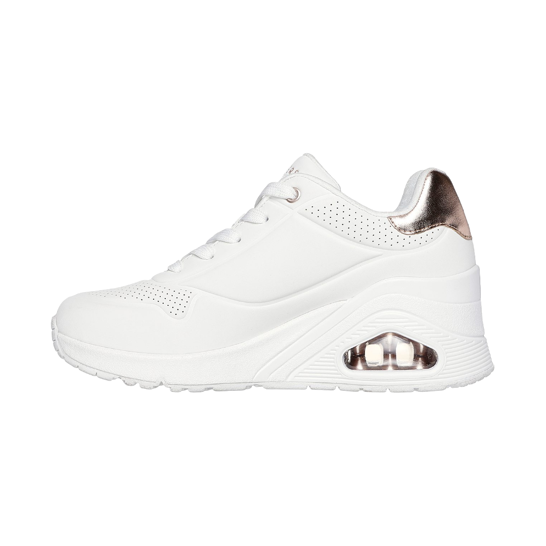 ZAPATILLAS URBANAS SKECHERS UNO WEDGE MUJER | 177520-WHT-3