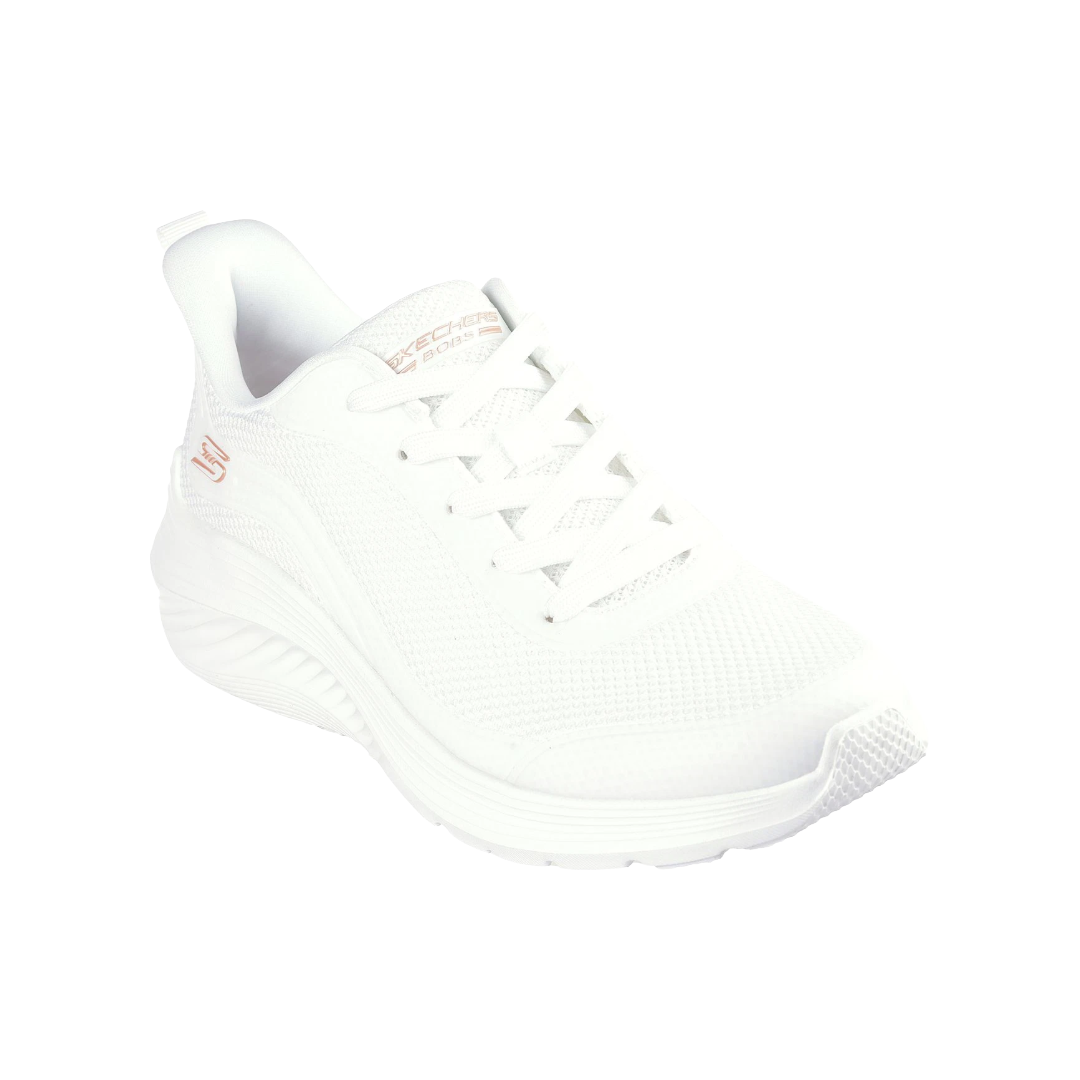 ZAPATILLAS URBANAS SKECHERS BOBS SQUAD WAVES MUJER | 117483-WHT-1