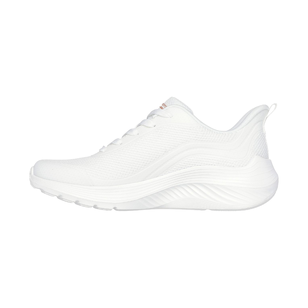 ZAPATILLAS URBANAS SKECHERS BOBS SQUAD WAVES MUJER | 117483-WHT-3