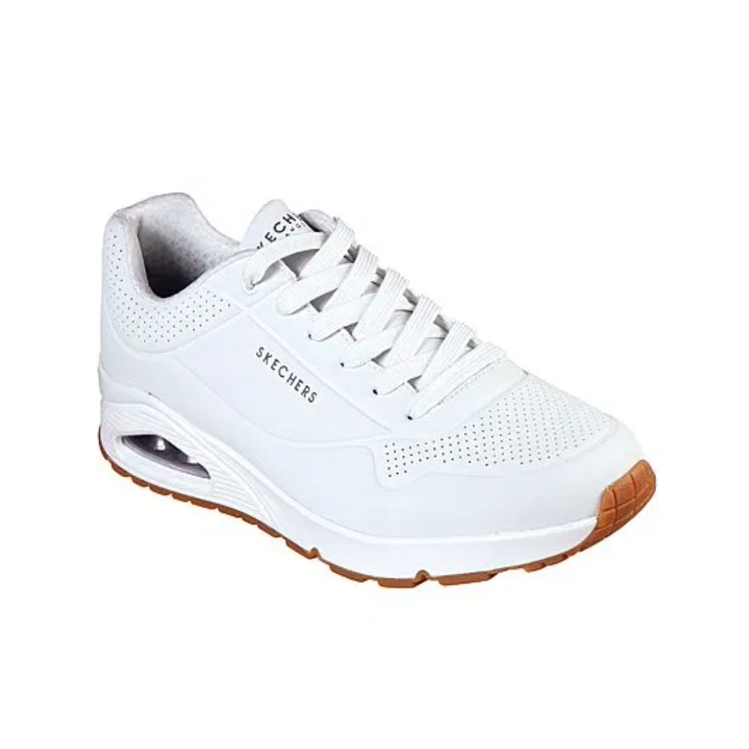 ZAPATILLAS SKECHERS UNO STAND ON AIR | 52458-WHT-1
