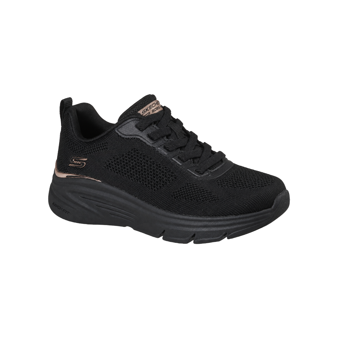 ZAPATILLAS URBANAS SKECHERS BOBS ARCH FIT ELEV8 MUJER | 117720-BBK-1