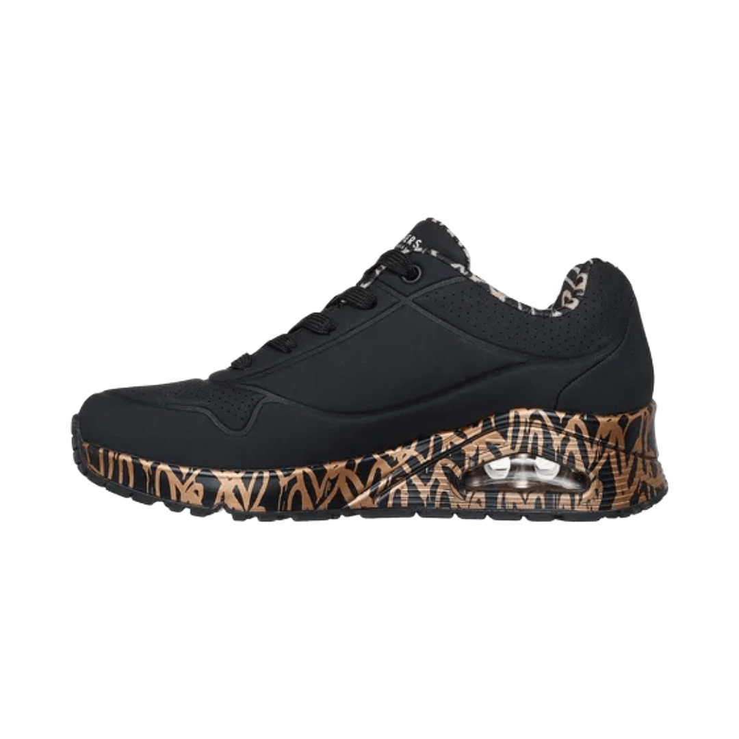 ZAPATILLAS URBANAS SKECHERS UNO X JAMES GOLDCROW MUJER | 155506-BKRG-3