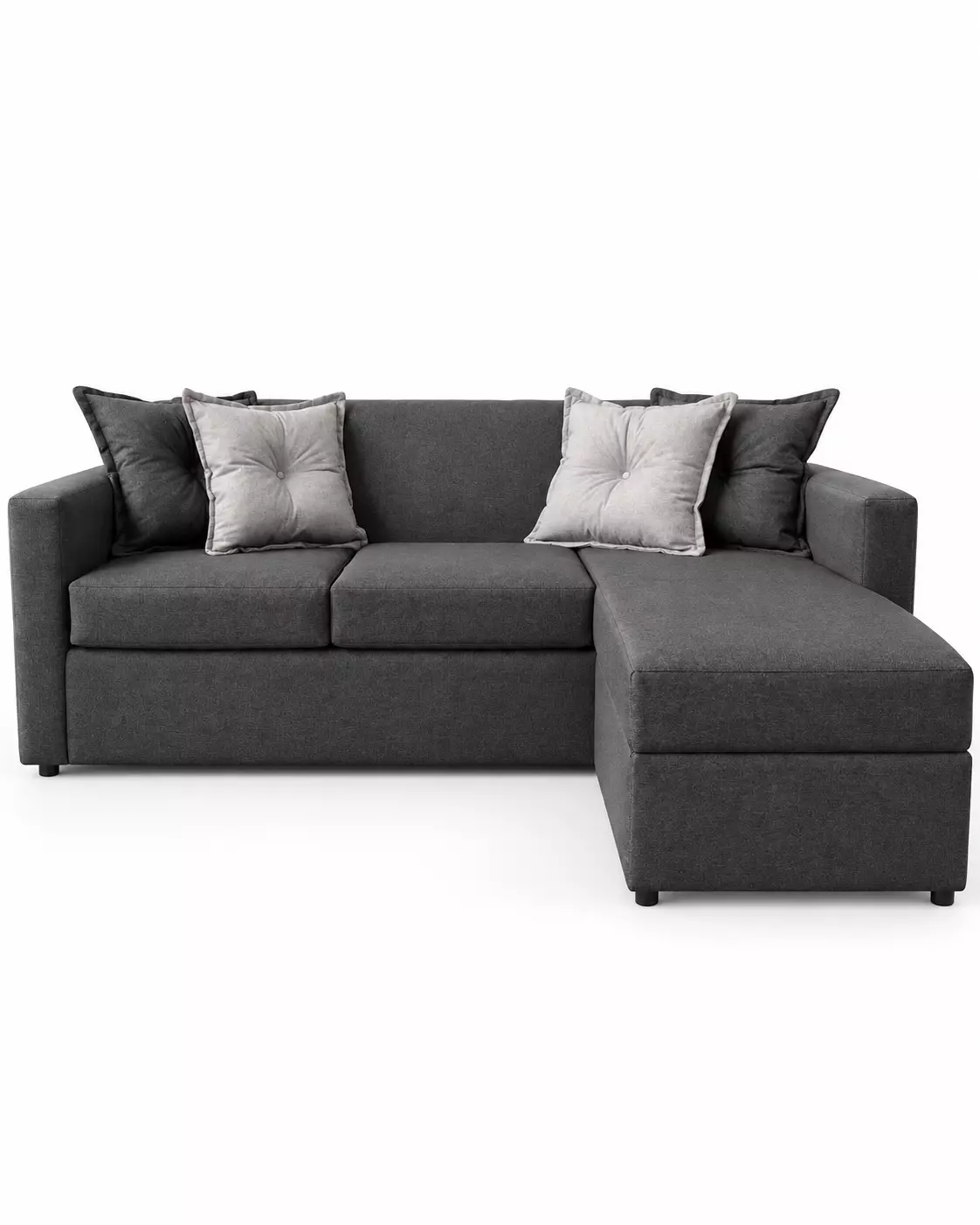 Seccional Reversible Akira Gris Oscuro-1