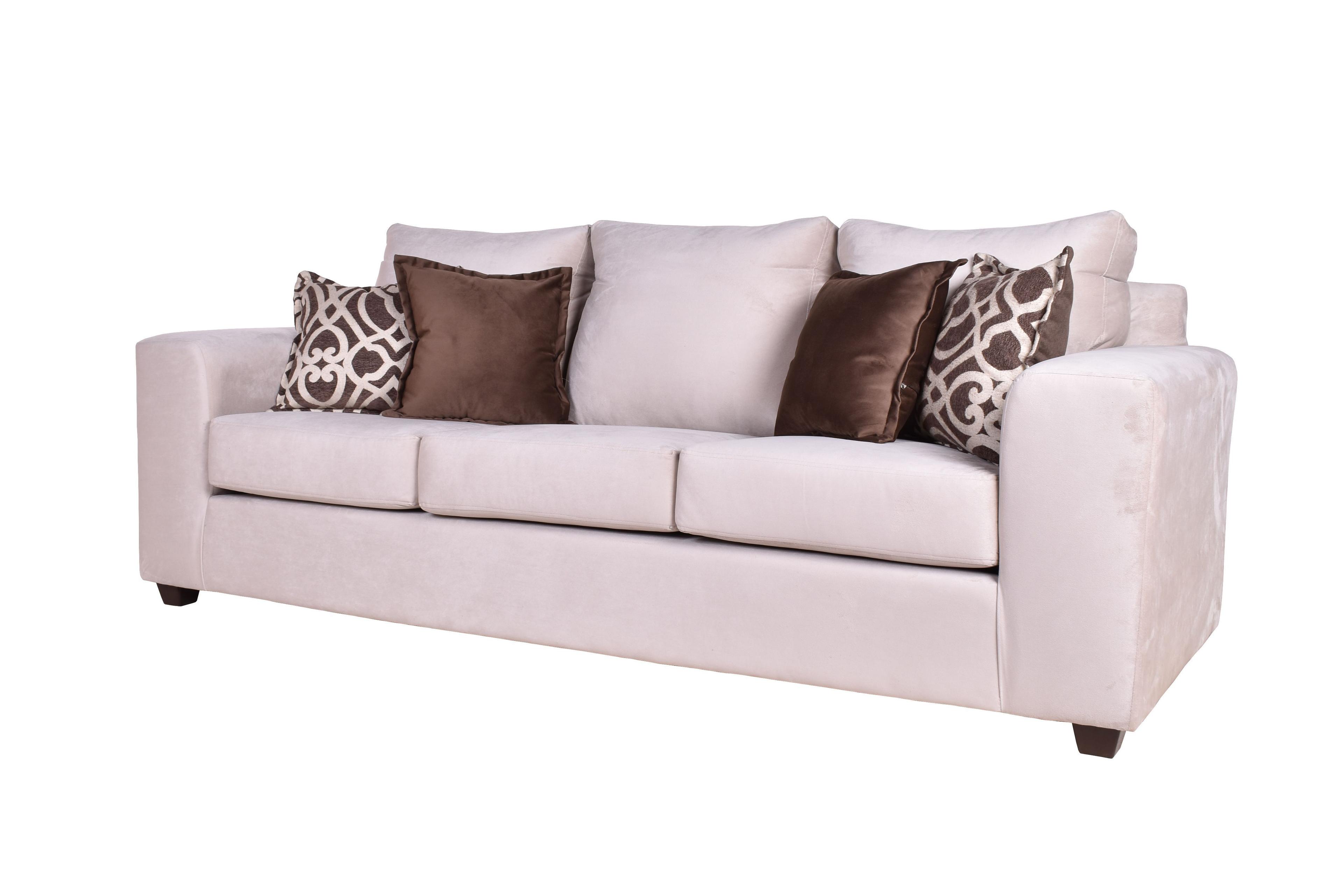 Sofa Kenia 3c Felpa Beige-2