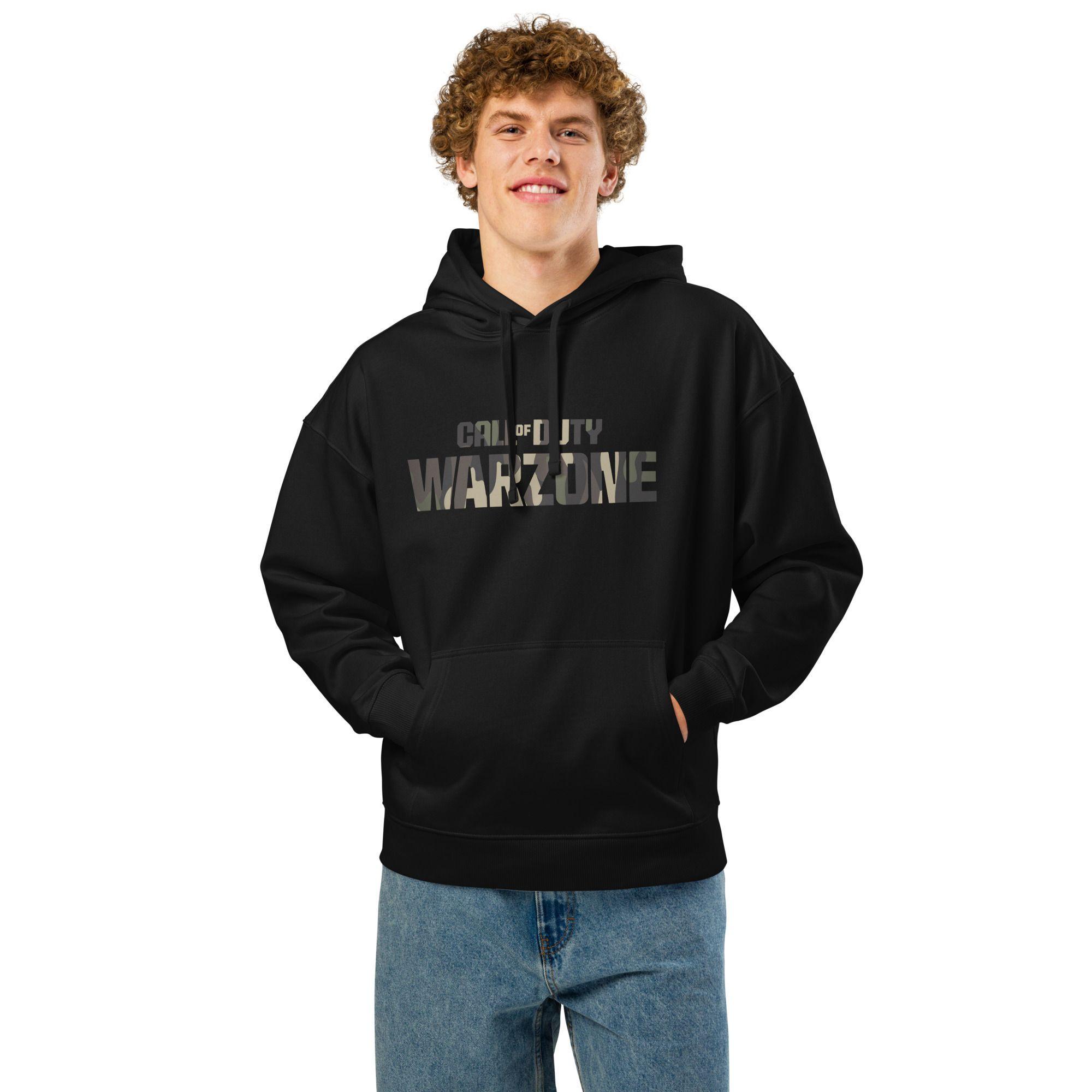 Polerón Gamer Call Of Duty Warzone Negro Con Capucha-3