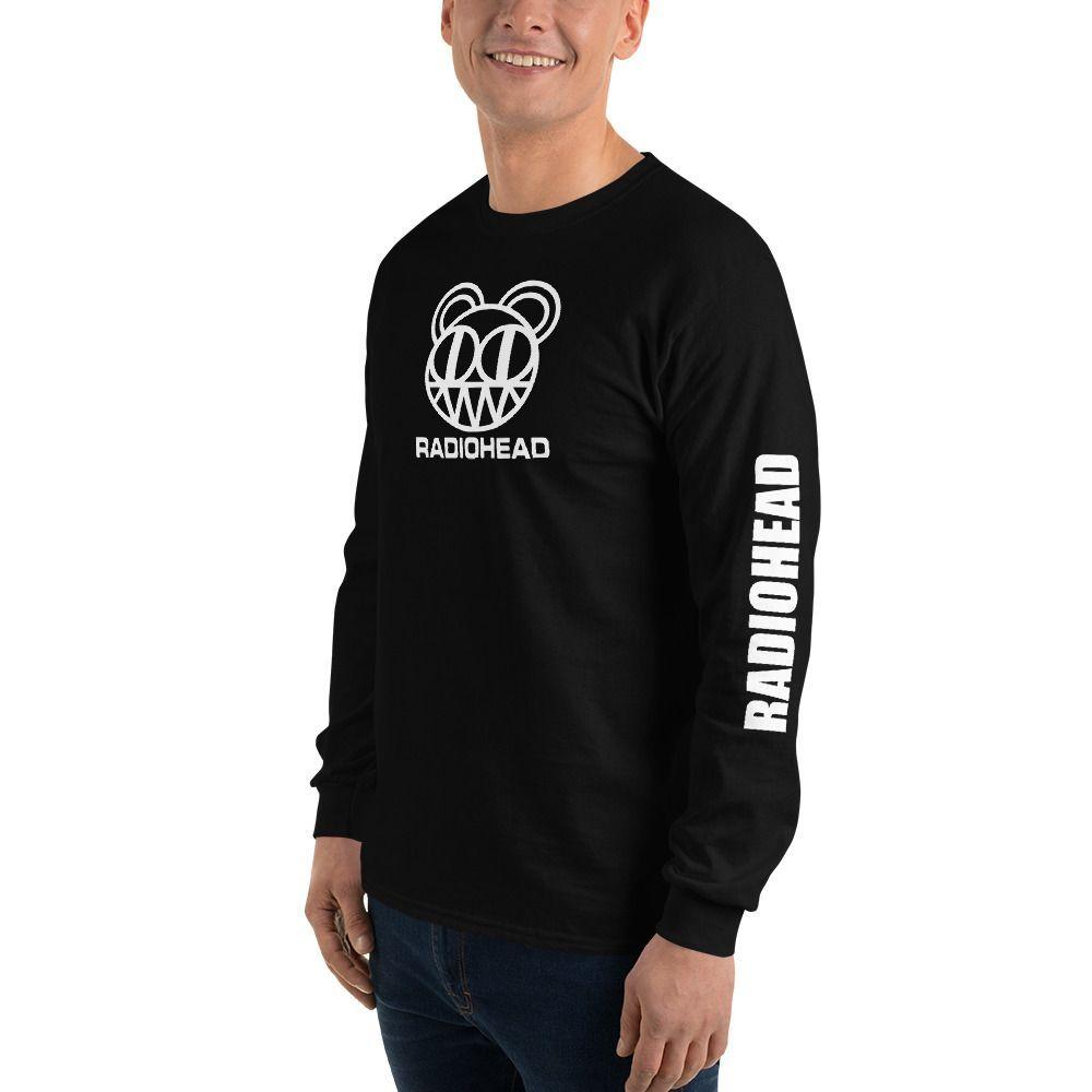 Polera Manga Larga Radiohead Negra Banda-2