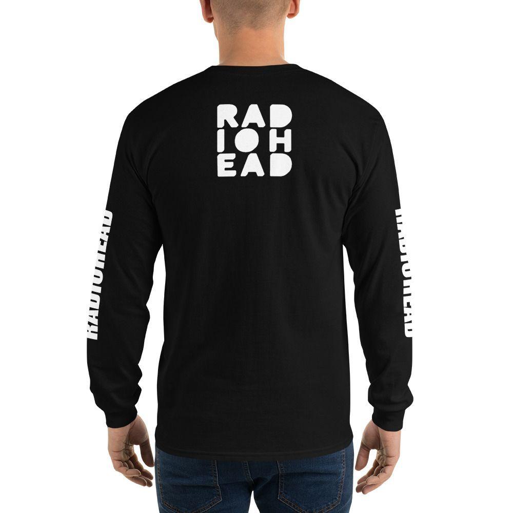 Polera Manga Larga Radiohead Negra Banda-3