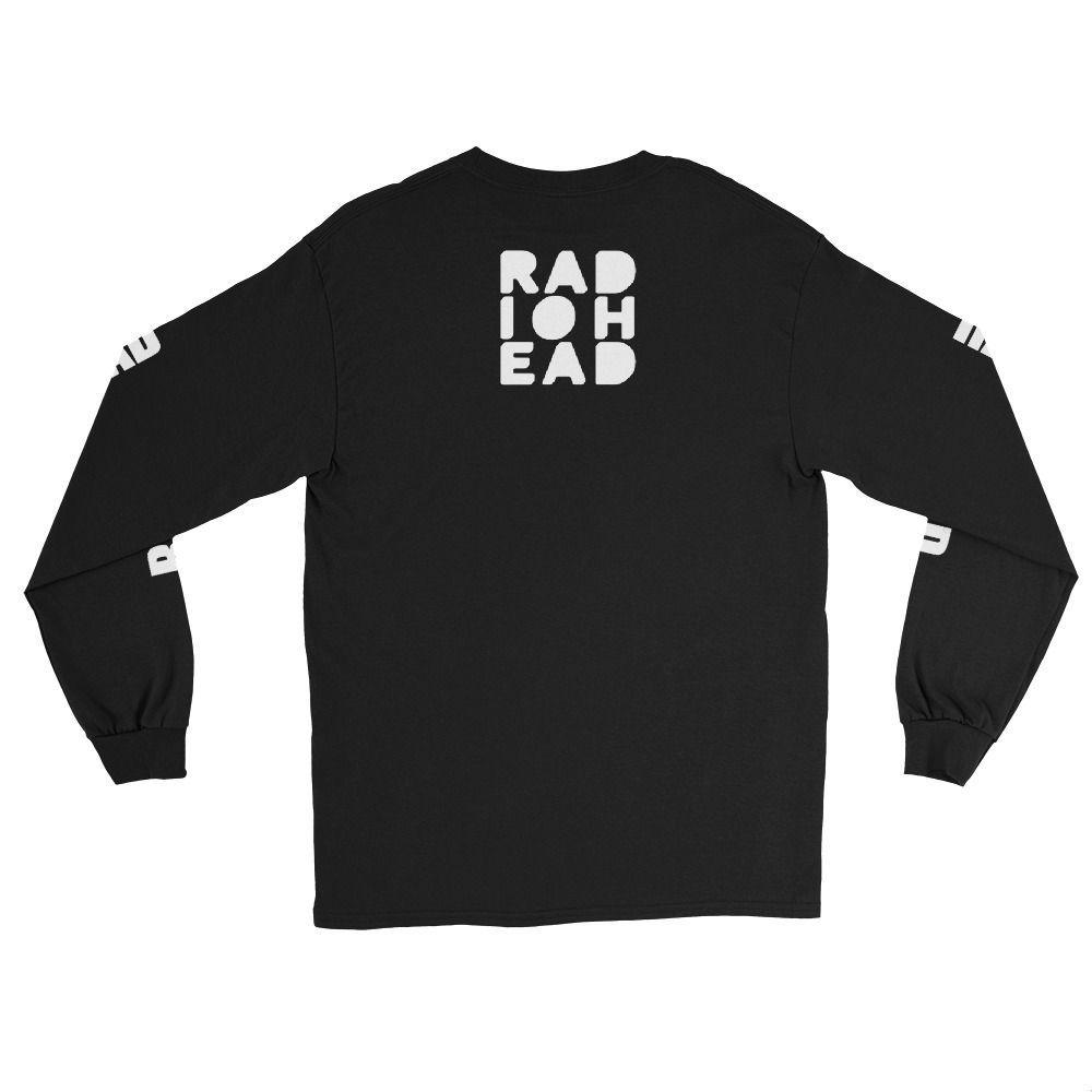 Polera Manga Larga Radiohead Negra Banda-5