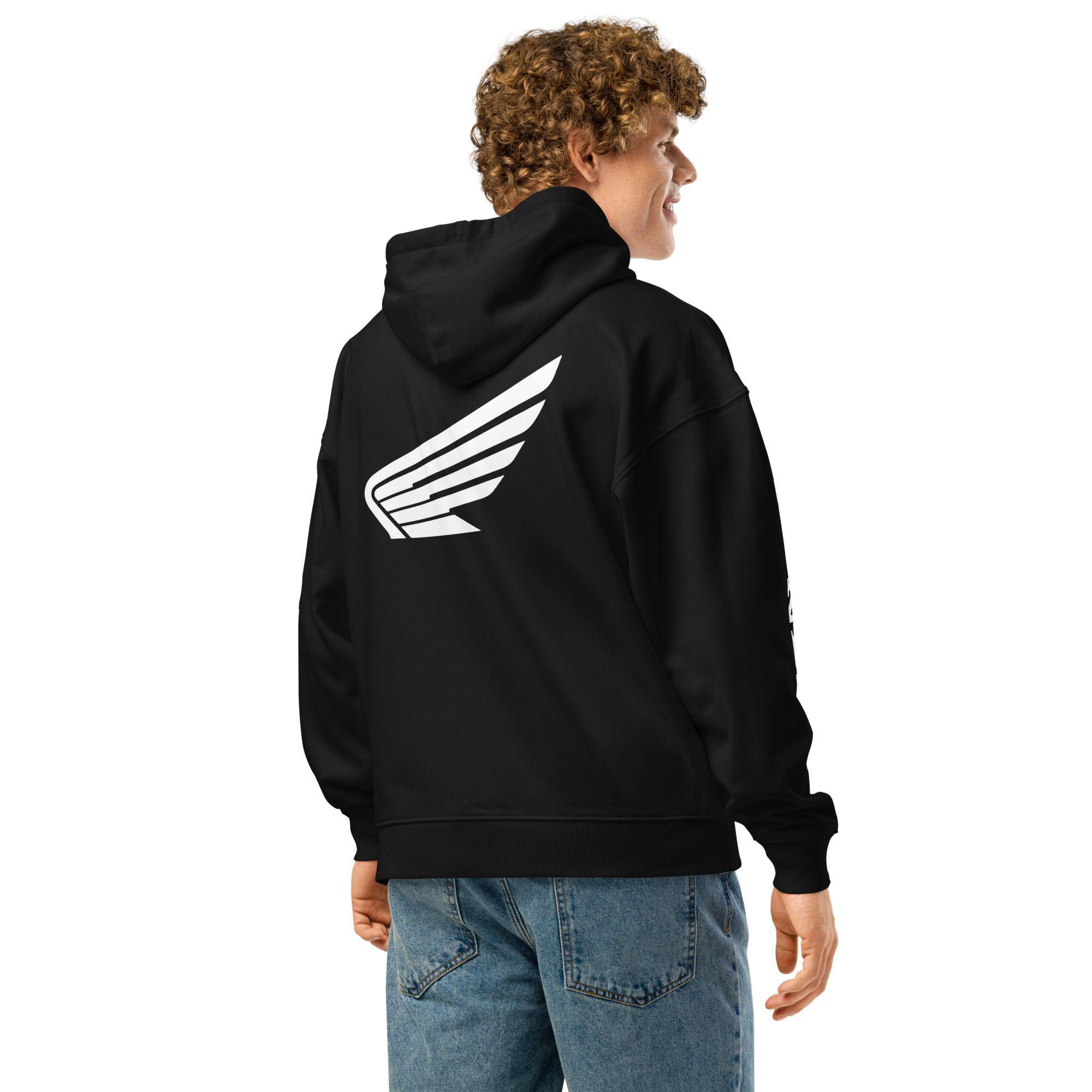 Polerón Honda Negro Estampado Unisex-5