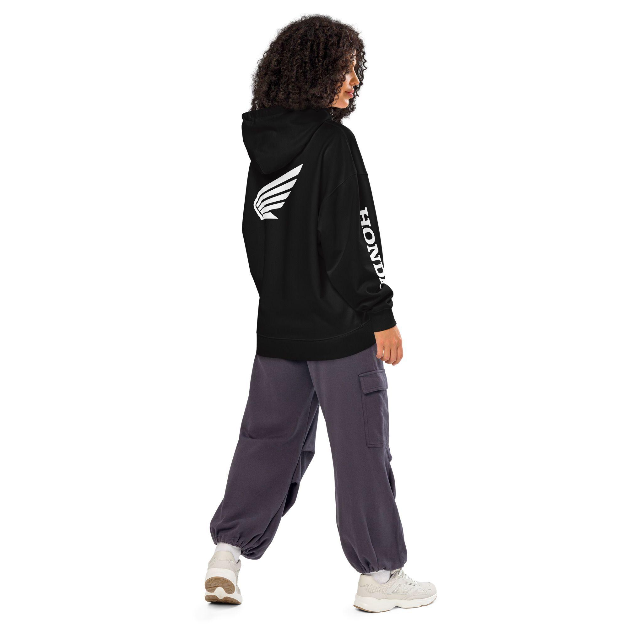 Polerón Honda Negro Estampado Unisex-7