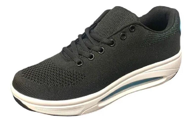 Zapatillas Mujer Cojín Turquesa Calzado Urbano Cómodo y Moderno-1