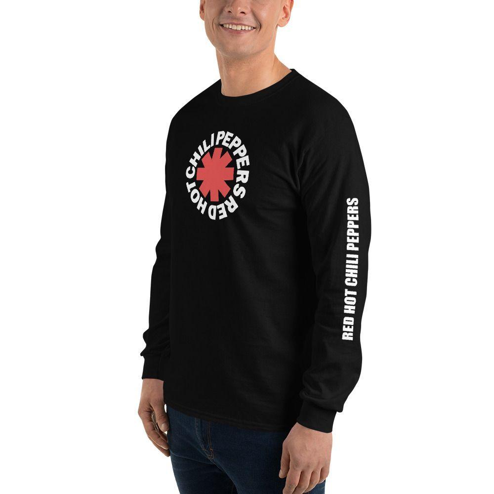 Polera Manga Larga Red Hot Chili Peppers Negra-2