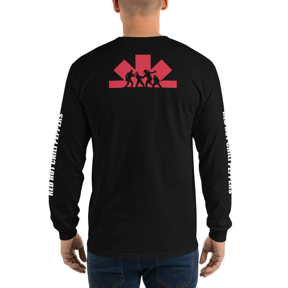 Polera Manga Larga Red Hot Chili Peppers Negra-3