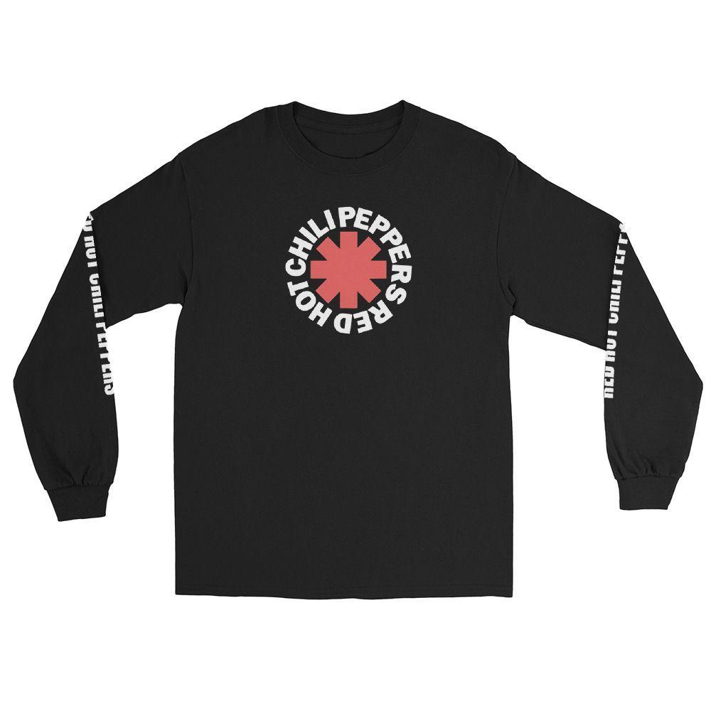 Polera Manga Larga Red Hot Chili Peppers Negra-4