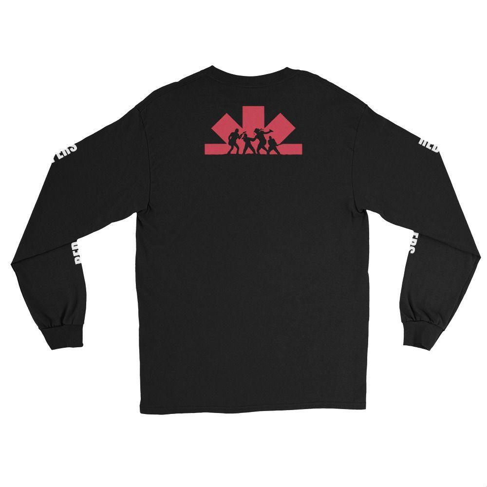 Polera Manga Larga Red Hot Chili Peppers Negra-5